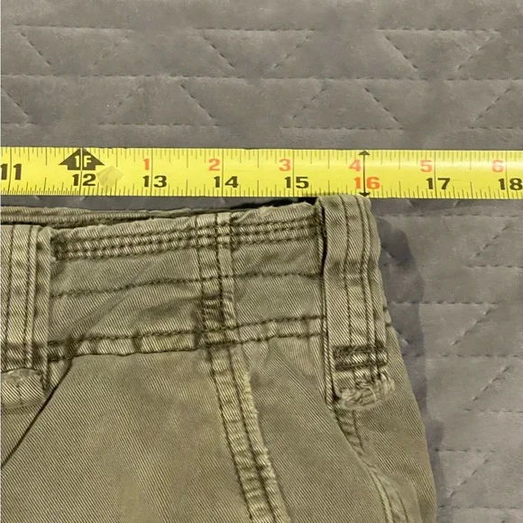 Abercrombie & Fitch drawstring heavy cargo pants mens size‎ 31x32 pre-owned